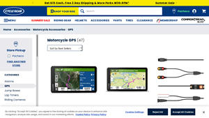 Cycle Gear - Motorcycle GPS Navigation