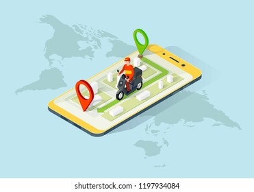 Illustrative image for motorbike gps navigation