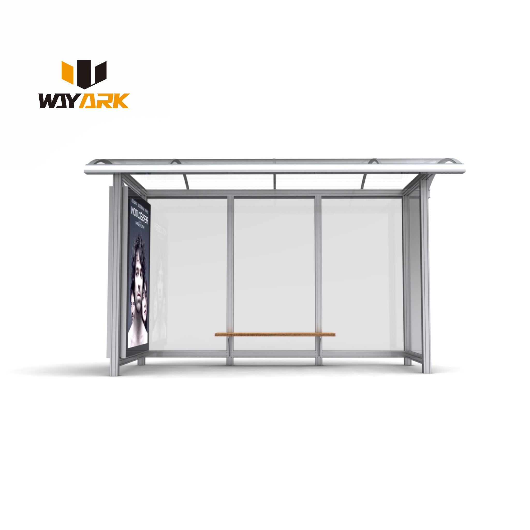 Digital Multifunctional Smart Bus Stop Station Air Conditioner Solar Advertising LED Display Bus Shelter