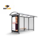 Digital Multifunctional Smart Bus Stop Station Air Conditioner Solar Advertising LED Display Bus Shelter
