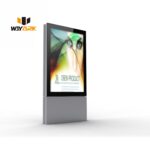 Floor-Standing 6 Sheet Aluminum Profile LED Backlit Billboard Scrolling Advertising Light Box