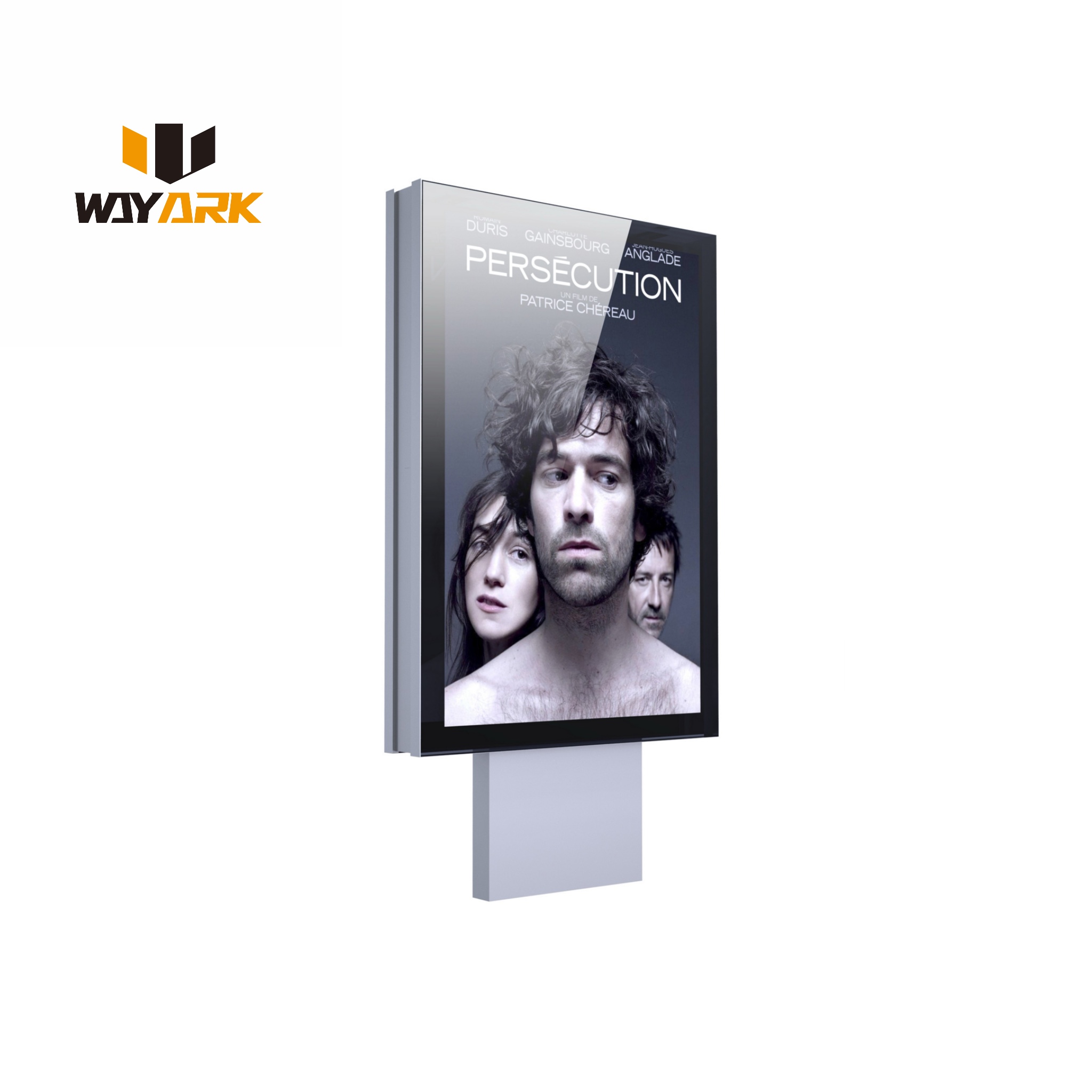 Outdoor Aluminum Mupi Poster Advertising Light Box Standing Scrolling Light Boxes