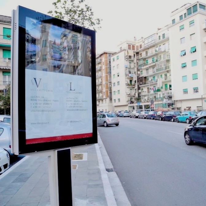 Outdoor LED Screen Digital Billboard Metal Steel Structure Billboard