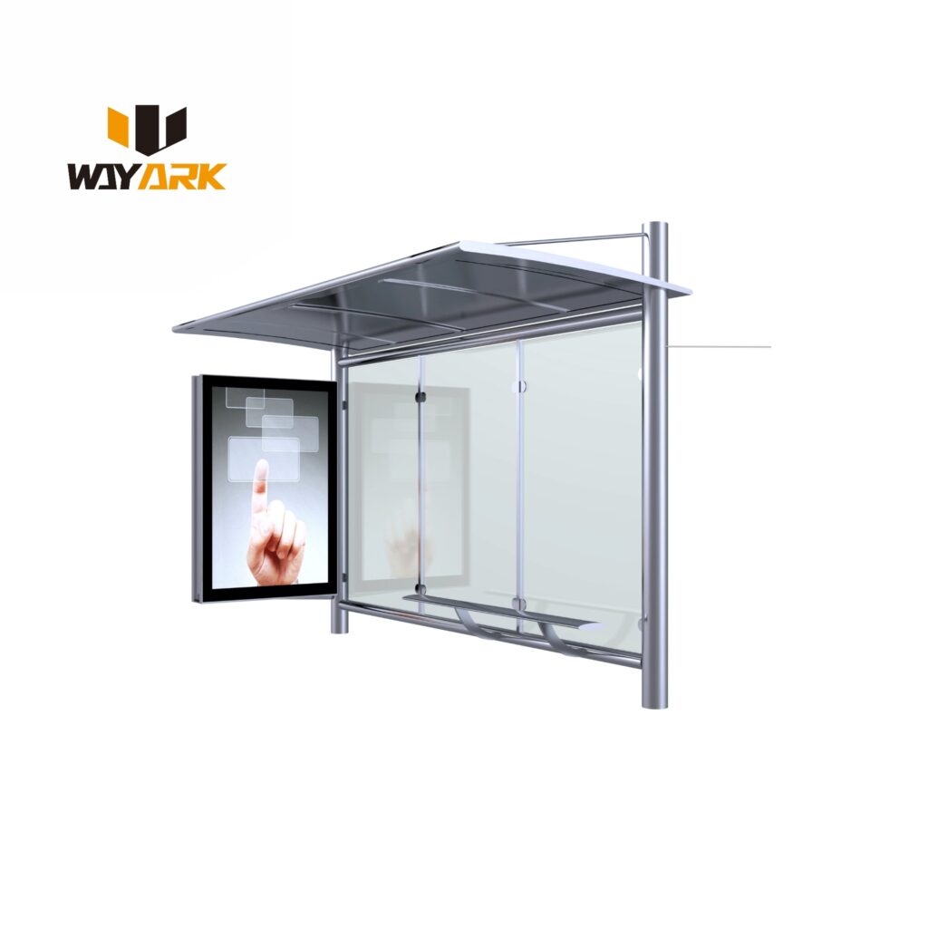 Smart City Outdoor Furniture Modular Smart Waiting Shelter-Digital Intelligent Station System